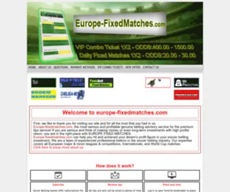 Europe-Fixedmatches.com(Win & Profit) Screenshot