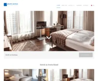 Europe-Hotels-International.de(Die Europe Hotels passen seit jeher) Screenshot