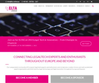 Europe-Legaltech.org(Europe Legaltech) Screenshot