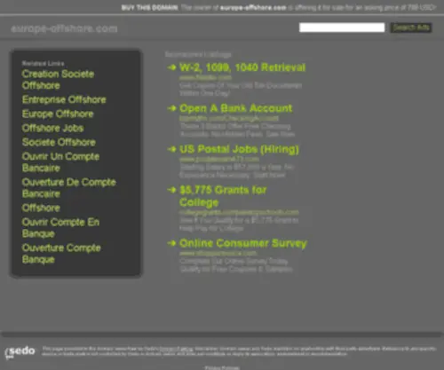Europe-Offshore.com(De beste bron van informatie over europe) Screenshot