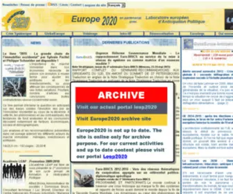 Europe2020.org(Europe 2020) Screenshot