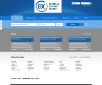 European-Business-Connect.de(Das Branchenverzeichnis von European Business Connect) Screenshot