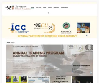 European-Chessacademy.com(European Chess Academy) Screenshot
