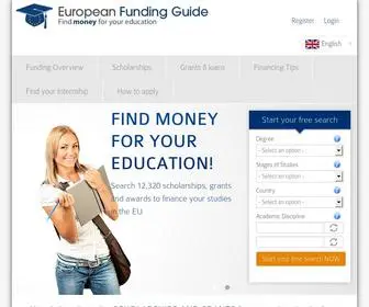 European-Funding-Guide.eu(Find money for your education among 12) Screenshot