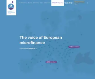 European-Microfinance.org(European Microfinance Network) Screenshot