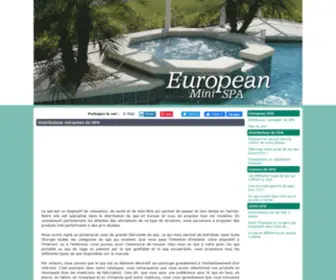 European-Minispa.com(Distributeur) Screenshot