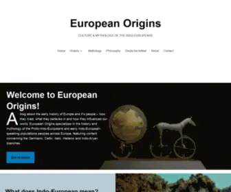 European-Origins.com(CULTURE & MYTHOLOGY OF THE INDO) Screenshot