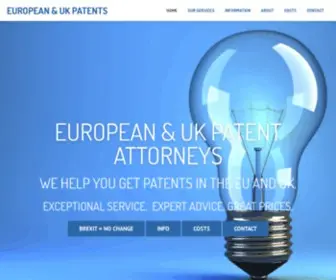 European-Patent.biz(Miltons European Patent Attorneys) Screenshot