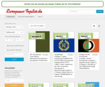 European-Toplist.de(Europatoplisten) Screenshot