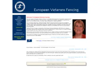 European-Veterans-Fencing.com(European Veterans Fencing) Screenshot