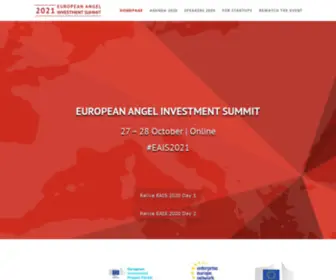 Europeanangelsummit.com(European Angel Investment Summit) Screenshot