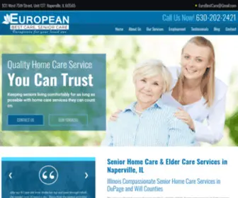 Europeanbestcare.com(Senior Home Care Services) Screenshot
