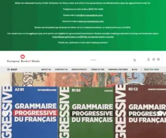 Europeanbook.com(European Books and Media (formerly European Book Company) Screenshot