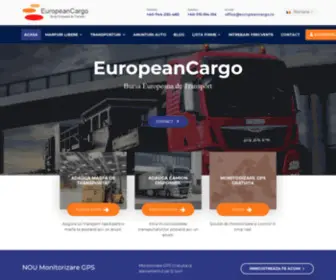 Europeancargo.ro(Bursa Europeana de transport) Screenshot