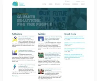 Europeanclimate.org(European Climate Foundation) Screenshot