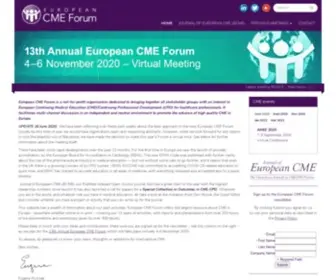 Europeancmeforum.eu(European CME Forum) Screenshot
