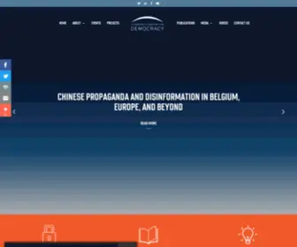 Europeandemocracy.eu(European Foundation for Democracy) Screenshot