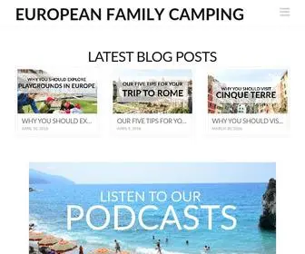 Europeanfamilycamping.com(European Family Camping) Screenshot