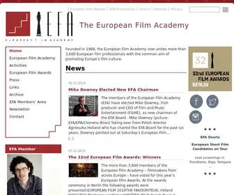 Europeanfilmacademy.org(European Film Academy) Screenshot