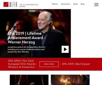 Europeanfilmawards.eu(European Film Awards) Screenshot