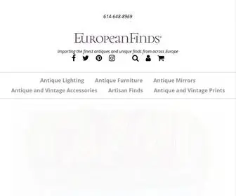 Europeanfinds.com(Europeanfinds) Screenshot