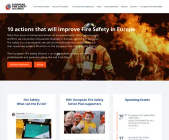 Europeanfiresafetyalliance.org(European Fire Safety Alliance) Screenshot