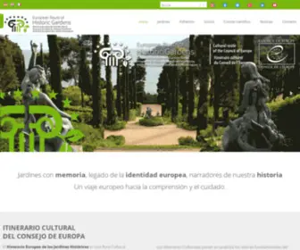 EuropeanhistoricGardens.eu(Historic gardens) Screenshot