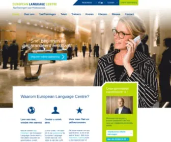 Europeanlanguagecentre.nl(European Language Centre) Screenshot