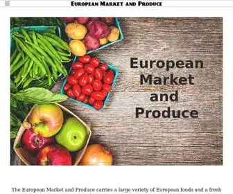Europeanmarketandproduce.com(European Market) Screenshot
