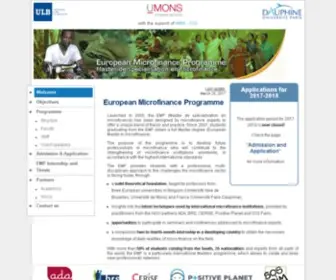 Europeanmicrofinanceprogram.org(European Microfinance Programme) Screenshot