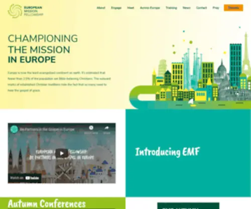 Europeanmission.net(European Mission Fellowship) Screenshot