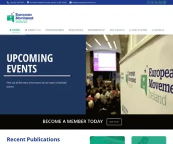 Europeanmovement.ie(European Movement Ireland (EM Ireland)) Screenshot