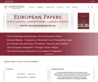 Europeanpapers.eu(European Papers) Screenshot