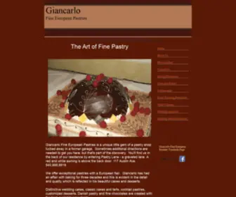 Europeanpastry.com(European style pastries) Screenshot