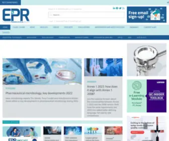 Europeanpharmaceuticalreview.com(European Pharmaceutical Review) Screenshot