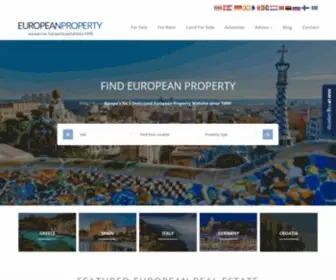 Europeanproperty.com(Luxury Real Estate Europe) Screenshot