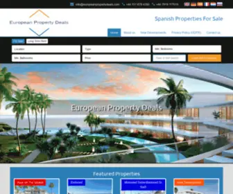 Europeanpropertydeals.com(Properties For Sale in Spain) Screenshot