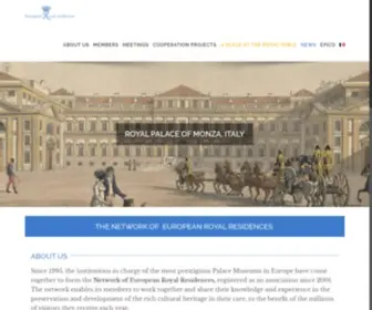 Europeanroyalresidences.eu(European Royal Residences Association) Screenshot