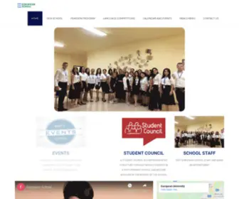 Europeanschool.am(European School) Screenshot