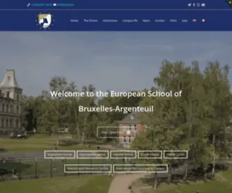 Europeanschool.be(European School) Screenshot