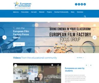 Europeanschoolnet.org(Europeanschoolnet) Screenshot