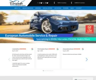 Europeanservicecenter.com(If your European car or SUV) Screenshot