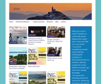 Europeansmallislands.com(European Small Islands Federation) Screenshot