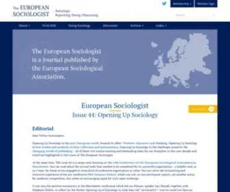 Europeansociologist.org(European Sociologist) Screenshot