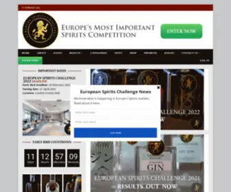 Europeanspiritschallenge.org(The European Spirits Challenge) Screenshot