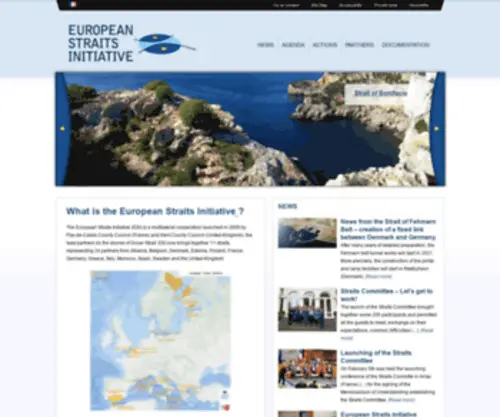 Europeanstraits.eu(European Straits Initiative (english version)) Screenshot