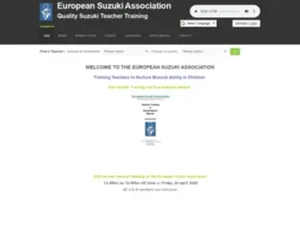 Europeansuzuki.org(ESA) Screenshot