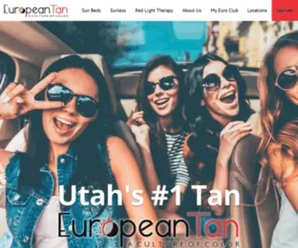 Europeantanning.com(European Tan) Screenshot