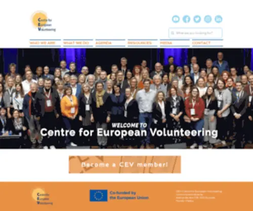 Europeanvolunteercentre.org(Centre for European Volunteering (CEV)) Screenshot