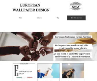 Europeanwallpaperdesign.com(Book Online) Screenshot